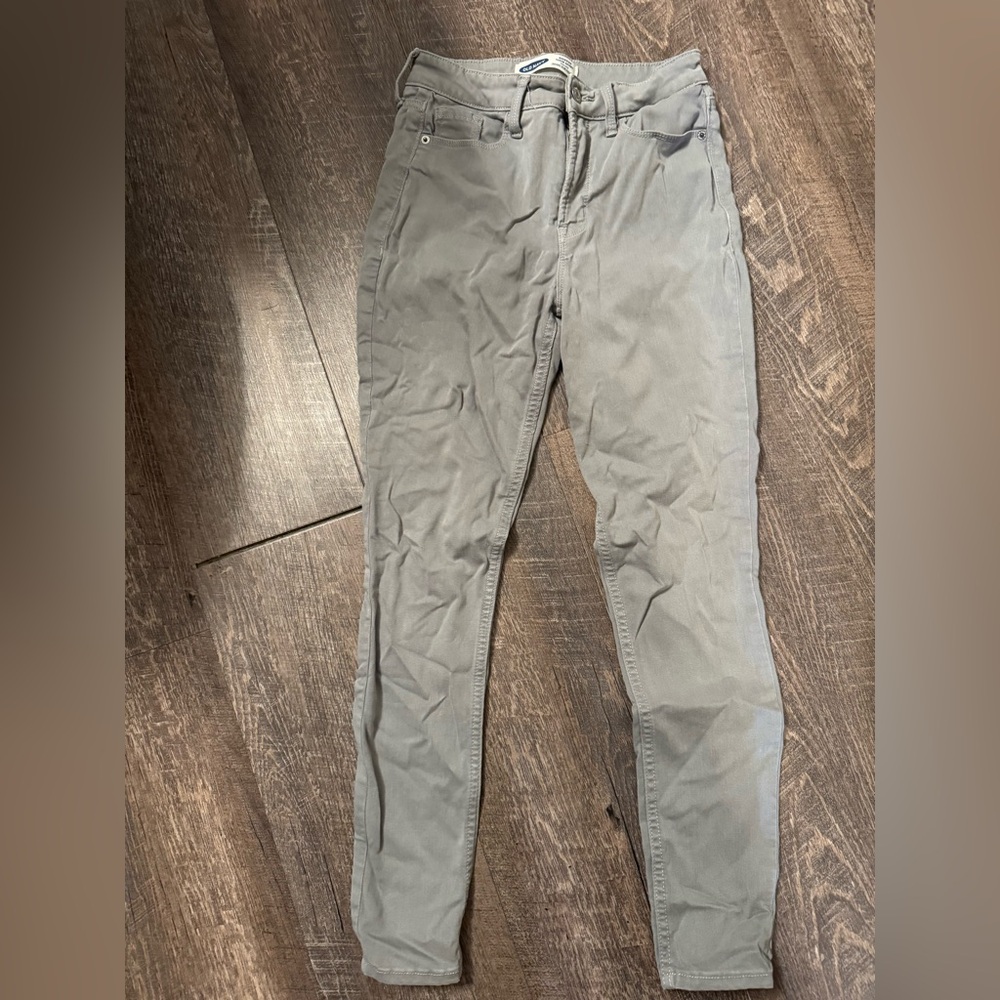 Gray Slim Fit Pants